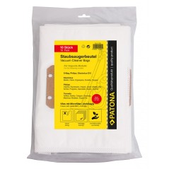 PATONA – Zestaw 10 worków z mikrofiltrem do odkurzaczy Electrolux E15 i kompatybilnych