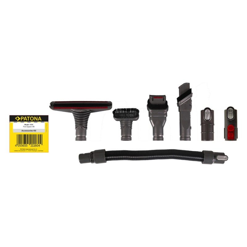 PATONA Zestaw 6 sztuk akcesoriów do odkurzaczy Dyson V6 V7 V8 V10 PATONA Zestaw 6 sztuk akcesoriów do odkurzaczy Dyson V6 V7 V8 V10