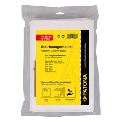 PATONA Worki do odkurzacza 10 szt. z mikrofiltrem do Siemens Typ K / Bosch BSN 1600 / 1810 / 2010 / 2020