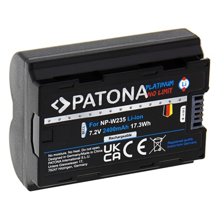 Bateria PATONA Platinum do Fuji FinePix NP-W235 XT-4 XT4