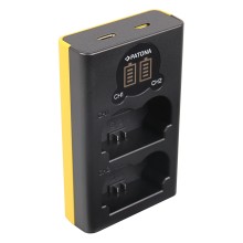 Ładowarka USB PATONA z podwójnym wyświetlaczem LCD f. Fuji NP-W235 Fujifilm X-T4 XT4 Ładowarka USB PATONA z podwójnym wyświetlaczem LCD f. Fuji NP-W235 Fujifilm X-T4 XT4