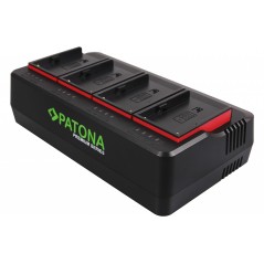 PATONA Premium 4-kanałowa Ładowarka do Sony BP-U30 BP-U60 BP-U90 BP-U95