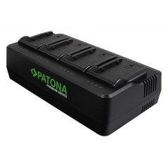 PATONA Premium 4-kanałowa Ładowarka do Panasonic VW-VBD29 VW-VBD58 VW-VBD78 AJ-PX298MC HDC-MDH2GK AJ-HPX270