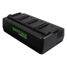 PATONA Premium 4-kanałowa Ładowarka do Panasonic VW-VBD29 VW-VBD58 VW-VBD78 AJ-PX298MC HDC-MDH2GK AJ-HPX270