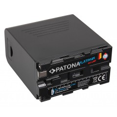 Bateria PATONA Platinum do Sony NP-F970 F960 F950 z wyświetlaczem LCD w zestawie. Powerbank 5V/2A Wyjście USB 10050mAh wejście m