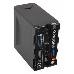 Bateria PATONA Platinum f. Sony NP-F970 F960 F950 z wyświetlaczem LCD w zestawie. Powerbank 5V/2A Wyjście USB 10050mAh wejście m