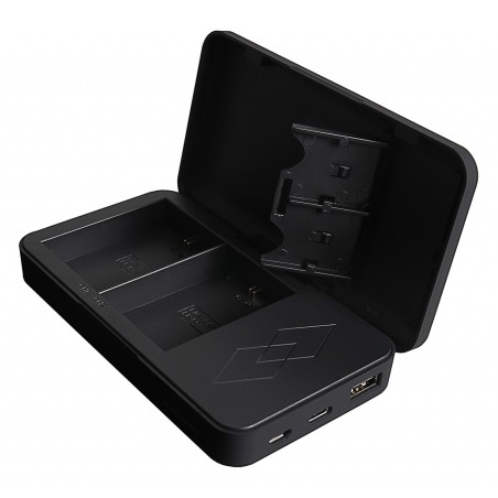 Podwójna ładowarka PATONA z funkcją Powerbanku i miejscem na kartę pamięci do Canona LP-E6