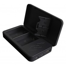 Podwójna ładowarka PATONA z funkcją Powerbanku i miejscem na kartę pamięci do Canona LP-E6