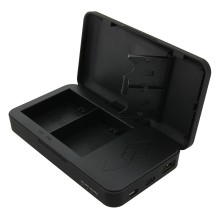 Podwójna ładowarka PATONA z funkcją Powerbanku i miejscem na kartę pamięci do Sony NP-FZ100