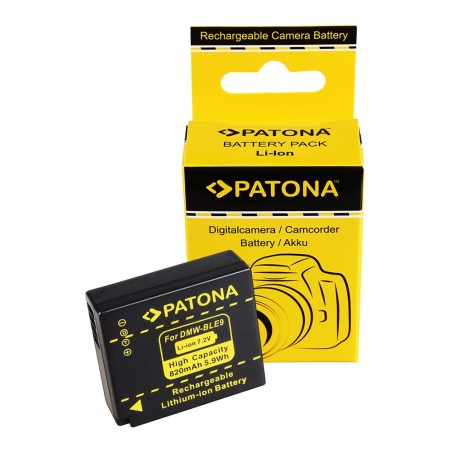 PATONA Bateria f. Panasonic DMC GF3T GF3W GF3 GF3x S6 S6K BLE9 BLE9PP