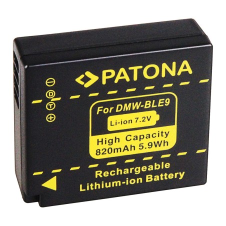 PATONA Bateria f. Panasonic DMC GF3T GF3W GF3 GF3x S6 S6K BLE9 BLE9PP