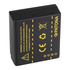 PATONA Bateria f. Panasonic DMC GF3T GF3W GF3 GF3x S6 S6K BLE9 BLE9PP