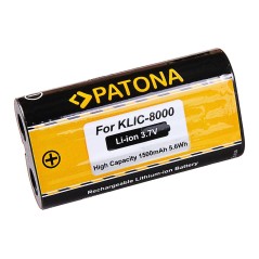 PATONA bateria do Kodak EasyShare Z612 Z712 IS Z812 IS Z1012 IS KLIC-8000