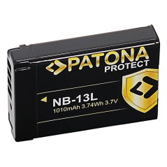 PATONA PROTECT Bateria do Canon NB-13L Canon PowerShot G7X G5X G9X G7X Mark II