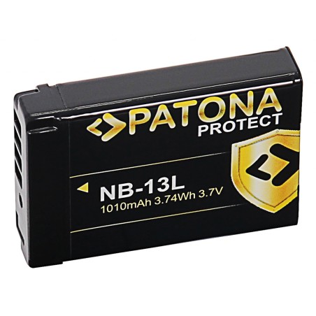 PATONA PROTECT Bateria do Canon NB-13L Canon PowerShot G7X G5X G9X G7X Mark II