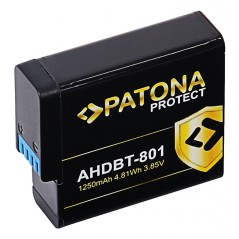 PATONA PROTECT Bateria do GoPro Hero 8 AHDBT-801 Hero 7 AHDBT-701 Hero 6 Hero 5 AHDBT-501