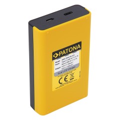 Ładowarka USB PATONA z podwójnym wyświetlaczem LCD f. Panasonic DMW-BLK22 DC-S5 G9 GH5 GH5S