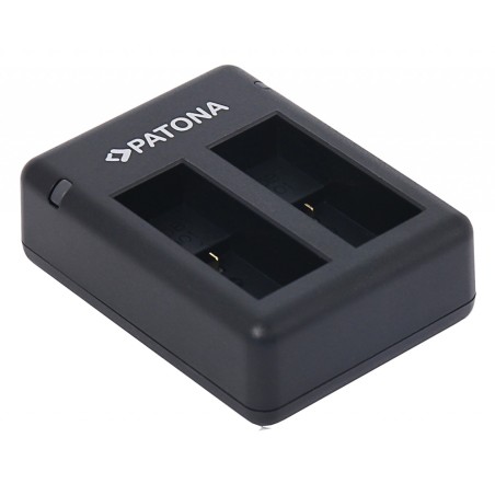 PATONA Podwójna ładowarka do GoPro Hero 9 Hero 10 Hero 11 AHDBT901 ADBAT001 ADDBD-211 z kablem Micro-USB w komplecie