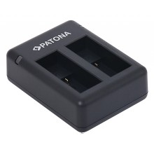 PATONA Podwójna ładowarka do GoPro Hero 9 Hero 10 Hero 11 AHDBT901 ADBAT001 ADDBD-211 z kablem Micro-USB w komplecie