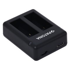 PATONA GoPro Hero 9 Hero 10 Hero 11 AHDBT901 ADBAT001 ADDBD-211 Podwójna ładowarka USB w komplecie. Kabel mikro-USB
