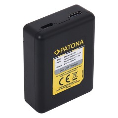 PATONA GoPro Hero 9 Hero 10 Hero 11 AHDBT901 ADBAT001 ADDBD-211 Podwójna ładowarka USB w komplecie. Kabel mikro-USB