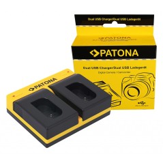 PATONA Ładowarka Dual do Panasonic DMW-BLK22 – z kablem Micro USB