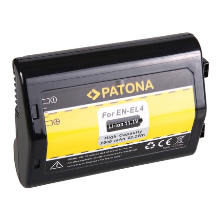 PATONA Bateria f. Nikon EN-EL4 EN-EL4a D2H D2Hs D2X D2Xs D3 D3X F6