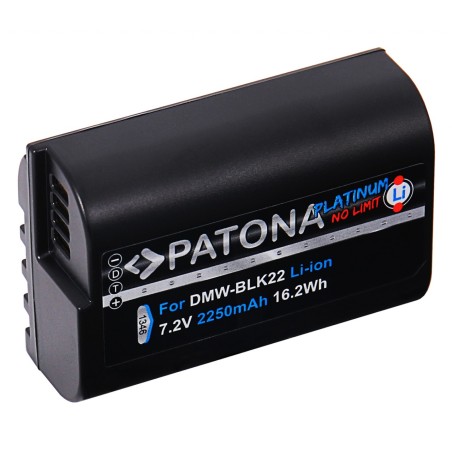 Bateria PATONA Platinum do DMW-BLK22 DC-S5 G9 GH5 GH5S GH6