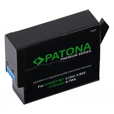 Bateria PATONA Premium do GoPro Hero 9 Hero 10 Hero 11 Hero 12 AHDBT901 ADBAT001 ADDBD-211