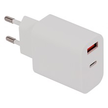 PATONA Premium Ładowarka PD18W 5V/3,0A 9V/2,0A 12V/1,5AA 1xUSB-C 1xUSB-A PD3.0 QC3.0 biała PATONA Premium Ładowarka PD18W 5V/3,0A 9V/2,0A 12V/1,5AA 1xUSB-C 1xUSB-A PD3.0 QC3.0 biała