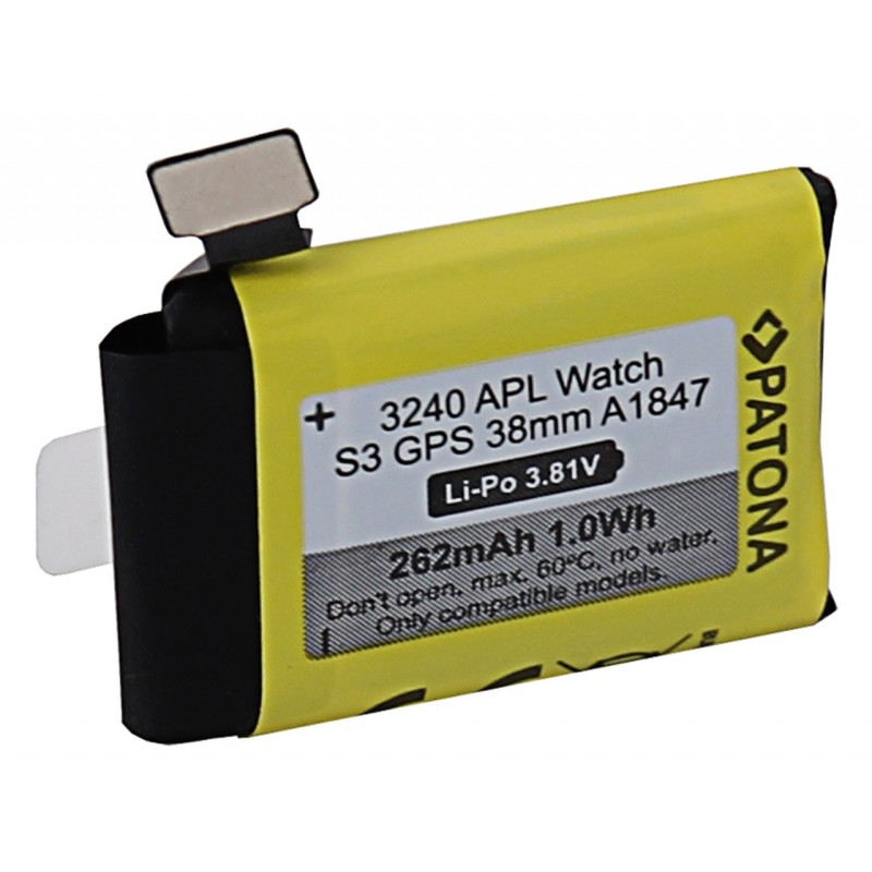 PATONA Bateria f. Apple Watch Seria 3 GPS 38mm A1847 PATONA Bateria f. Apple Watch Seria 3 GPS 38mm A1847