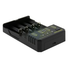 PATONA Ładowarka All-In-One Pro USB-C do paluszków AA/AAA i ogniwa okrągłe CR123A, 14500, 16340, 18650, 22650, 26650