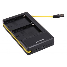 Ładowarka USB PATONA z podwójną diodą LED f. Sony NP-FM50 NP-F550 NP-F750 NP-F970
