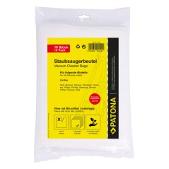 Worek do odkurzacza PATONA 10 z wielowarstwowym polarem w komplecie. Mikrofiltr f. TORBA AEG S-BAG GR.205