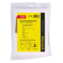 Worek do odkurzacza PATONA 10 z wielowarstwowym polarem w komplecie. Mikrofiltr wirowy Y293 f. Bomann Dirt Devil Hoover Nilfisk Worek do odkurzacza PATONA 10 z wielowarstwowym polarem w komplecie. Mikrofiltr wirowy Y293 f. Bomann Dirt Devil Hoover Nilfisk