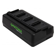 PATONA Premium 4-kanałowa Ładowarka LP-E6 do Canon EOS 5D 60D 60Da 6D 7D EOS70D EOS-70D EOS R Mark II Mark III
