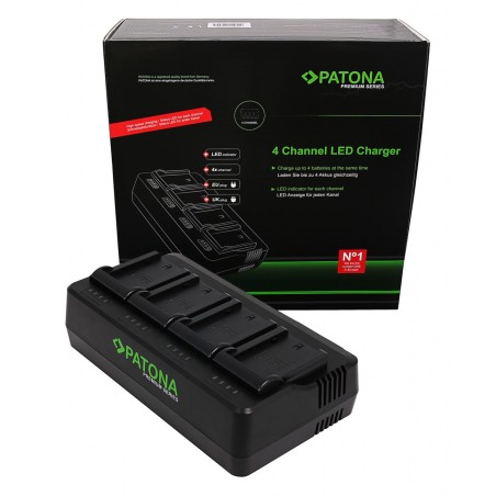 4-krotna ładowarka PATONA Premium NP-FZ100 do Sony A7 III Alpha 7 A7 R III Alpha 9