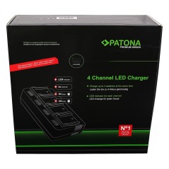 4-krotna ładowarka PATONA Premium NP-FZ100 do Sony A7 III Alpha 7 A7 R III Alpha 9