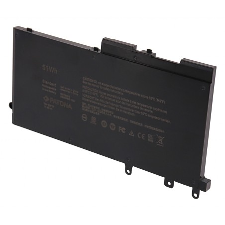 PATONA Bateria do DELL Latitude 5280, 5290, 5480, 5490, 5580, 5590 — 4YFVG / 083XPC / 83XPC / D4CMT / 93FTF