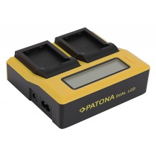 Ładowarka USB PATONA z podwójnym wyświetlaczem LCD do aparatu Nikon EN-EL25 EN-EL25 Z30 Z50 Z fc