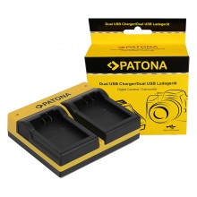 PATONA Podwójna ładowarka USB do Nikon EN-EL25 Z30 Z50 Z fc