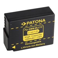 Bateria PATONA do Panasonic DMW-BLC12 E Lumix DM FZ200 BLC12 BLC12PP