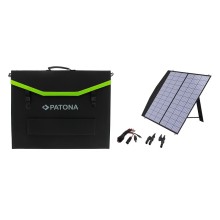 PATONA Platinum 100W — Składany panel solarny 2-elementowy z wyjściem DC